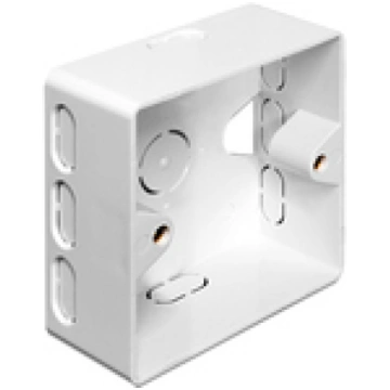Wall Outlet Keystone Back Box White ( 86128 ) kabe