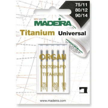 130/705H 70-90 Madeira Titāna adatu komplekts