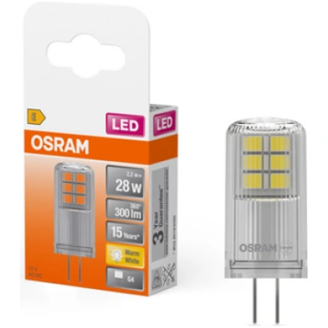 Osram LED PIN 12V Clear 28 Non-dim , G4 , 2.2 W , 