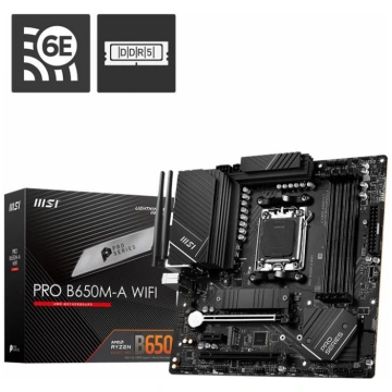 Mainboard|MSI|AMD B650|SAM5|MicroATX|Memory DDR5|M