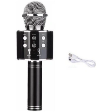 Bezvadu karaoke mikrofons, melns Nav norādīts