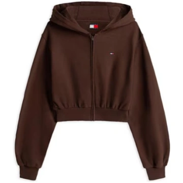 Women's Flag Full Zip Cropped Hoodie
