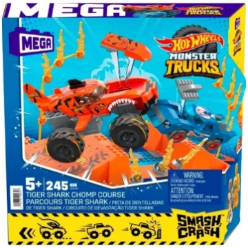 Mega Bloks Klocki hot wheels tiger shark HKF88