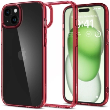 Spigen Spigen Ultra Hybrid red crystal - iPhone 15