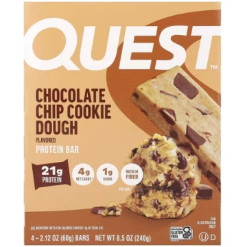 Quest Nutrition, Protein Bar, Chocolate Chip Cooki