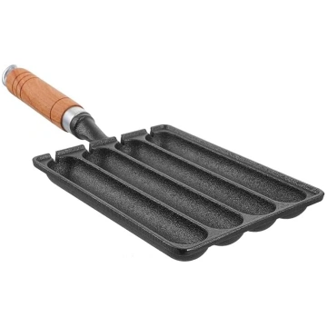 Čuguna desu un hotdogu cepšanas un tvaicēšanas ier