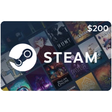Steam Gift Card $200 Bundle
