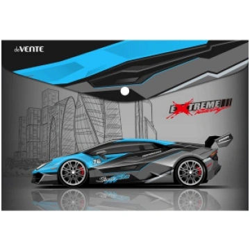 *Mape-aploksne ar pogu deVente Extreme Racing, A4,