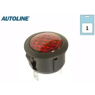 LED indikatorlampiņa sarkana 12V AUTOLINE