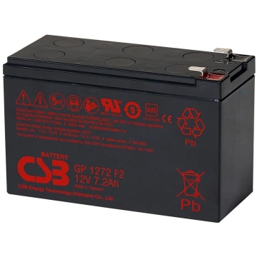 CSB Lead acid battery 12V 7.2Ah Pb AGM VRLA CSB CS