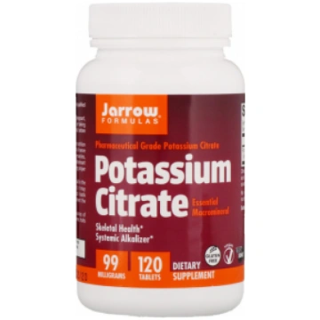 Potassium Citrate 99 mg Jarrow Formulas 120 tab