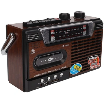 Zunate kasešu atskaņotājs Boombox, pārnēsājams AM/