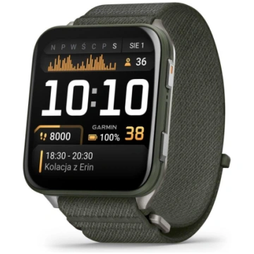 Viedpulksteni Garmin Venu X1 Moss with Titanium Ca