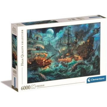 Clementoni Puzzle 6000 HQ Pirates Battle | 463215 