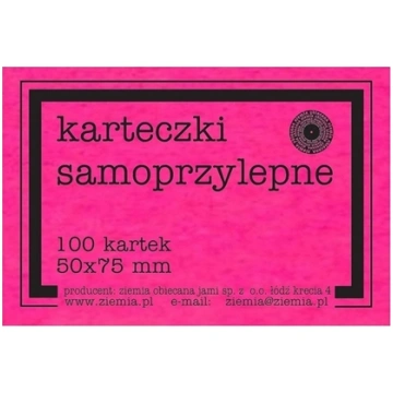 Ziemia Obiecana Karteczki samoprzylepne Fluo 50x75