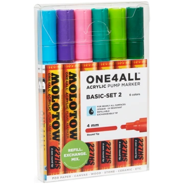 Molotow ONE4ALL 227 HS Basic Set II 6pz
