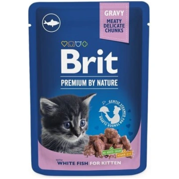 Brit Premium White Fish mitra kaķēnu barība 100 g