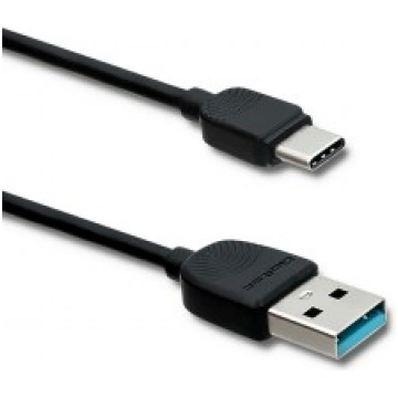 Kabelis Qoltec 52348 USB 2.0, USB Type C, 3 m, mel