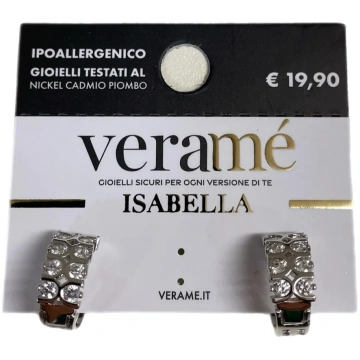Veramé Orecchini Isabella Argento Oro Cerchietto L