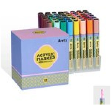 Acrylic Marker Pens ARRTX, 48 Colours
