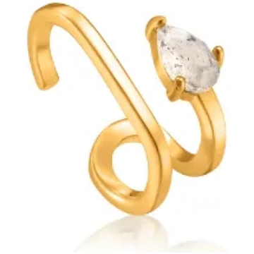 Ania Haie Midnight Ear Cuff Gold