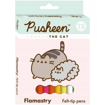 MAJEWSKI Flamastry 12 kolorów Pusheen p10 59032356