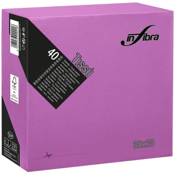 Galda salvetes 38x38 2x violeta 40gab./pac