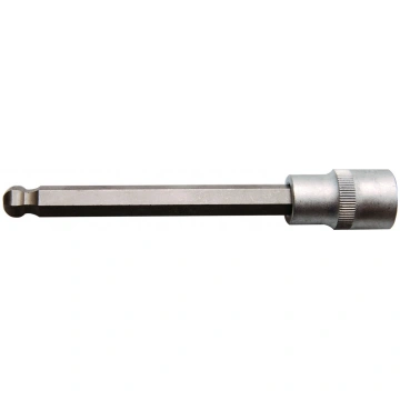 10 mm Internal Hexagon Bit Socket, Ball End Finish