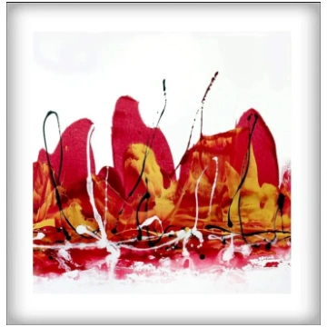 "Scarlett Cascade" Signed Edition Art Print Paresh