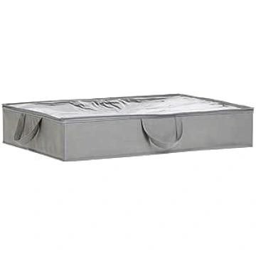 Amazon Basics Auduma uzglabāšanas kaste zem gultas