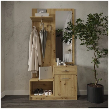 PERGO Hall Skapis Artisan Oak Finish – klasiskā MD