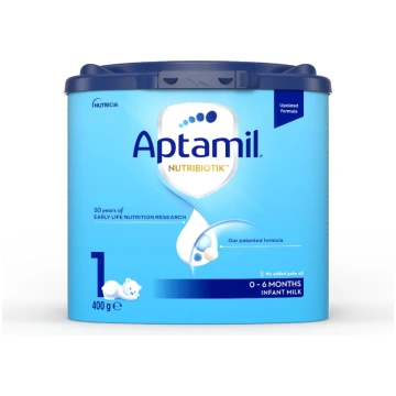APTAMIL 1 piena maisījums (no dzimšanas) 400g