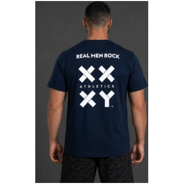 Men's Real Men Rock Logo Tee