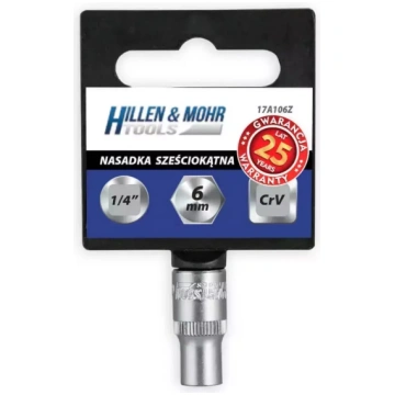 Seškanšu mucina 1/4" 9 mm plastmasas turetajs | 17