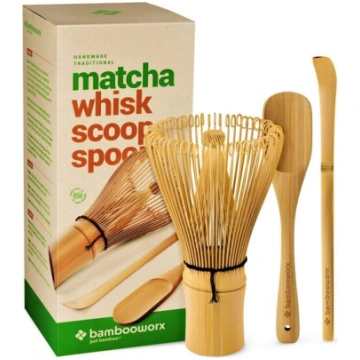 Matcha tējas pagatavošanas komplekts, 3 daļas