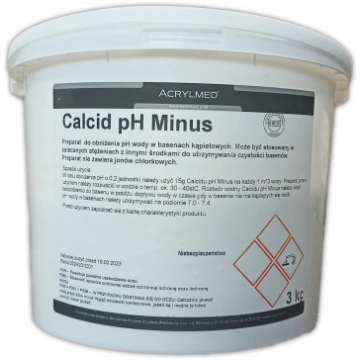 Acrylmed ACRYLMED Calcid Minus 3kg - proszek do ob
