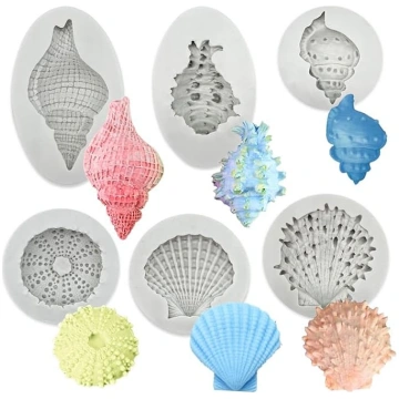 Silikona veidne Cake Fondant Shell Shell cepšanas 