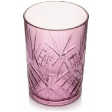 CHARISMA ŪDENS GLĀZE 410ML, PLŪMJU ROZĀ, AKRILS, D