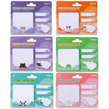 STICKY NOTES SET ASSORTITI TOTAL
