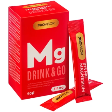 PROVISOR Mg Drink & Go 250 mg, 20 gab DOMUS NATURA