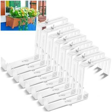 Leinuosen Pack of 8 Universal Plant Box Brackets R