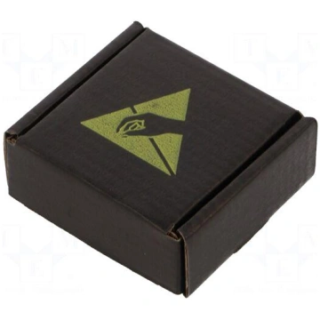Box with foam lining | ESD | 60x60x25mm | ANTISTAT