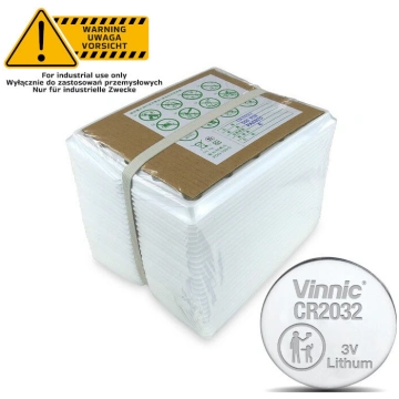 CR2032 baterijas 3V Vinnic litija 2032 (industrial