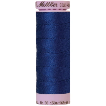 Silk-finish Cotton (50) - Imperial Blue 1304 Mettl