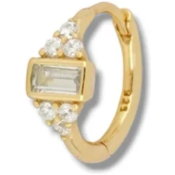 MIRELLA MINI HOOP WHITE ester & co