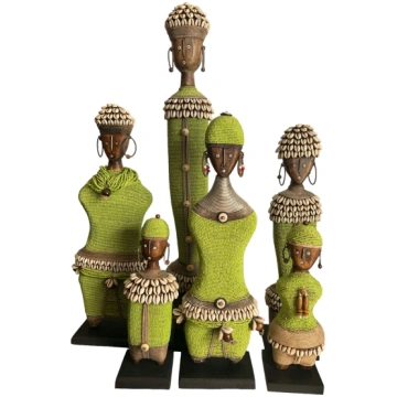Beaded Headware 11"H Moyo