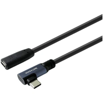 Vivolink USB-C male angled to female 5715063410653