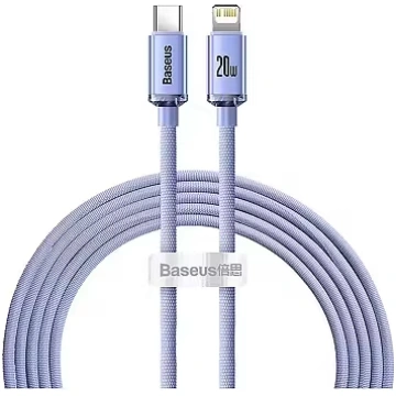 Baseus Crystal Shine USB-C to Lightning Cable, 20W