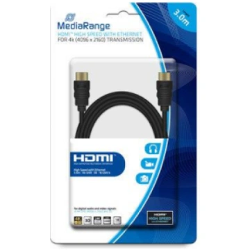 CABLE HDMI-HDMI 3M/MRCS157 MEDIARANGE MRCS157