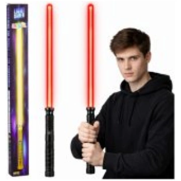 LEAN Toys LED Laser Lightsaber with Sounds, Metal 